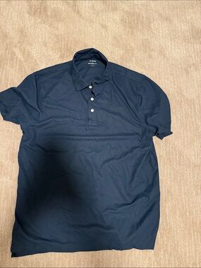 J. Crew Men’s Dark Navy Short-Sleeve Polo